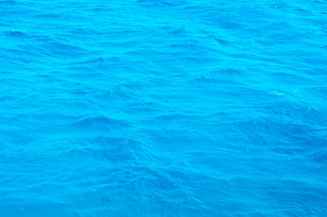 Calm Sea Ocean And Blue Sky Background