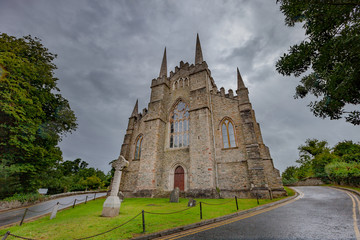 Fototapeta na wymiar Down Cathedral at Downpatrick in Northern Ireland
