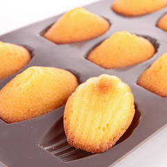 french homemade madeleine