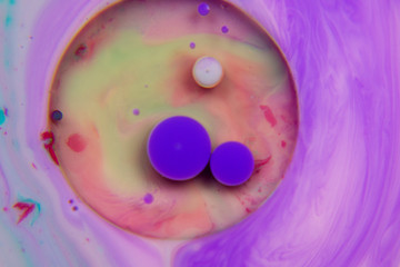 Abstract background ink and oil