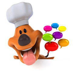 Fun dog - 3D Illustration