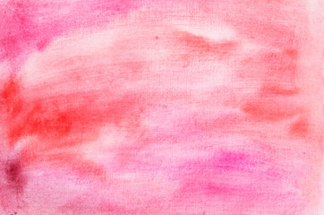 pink texture watercolor background painting - with space for your design
