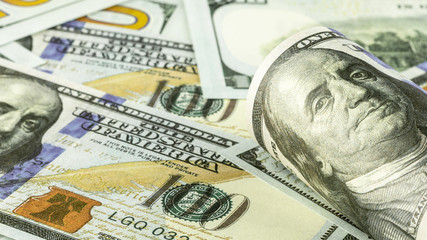 Benjamin Franklin's look on a hundred dollar bills.