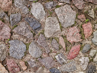 Stone paving as nature background.