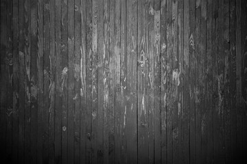 Obraz premium Black wood wall background
