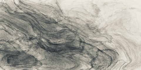 Abstract black and white watercolor background with liquid fluid grunge old texture for background, banner