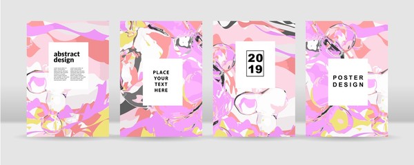 The abstract colorful background. It can be used for posters, cards, flyers, brochures, magazines and any kind of cover. EPS 10