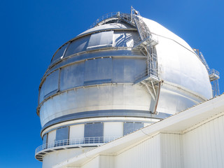 Fototapeta premium Telescope in the roque de los muchachos, island of La Palma
