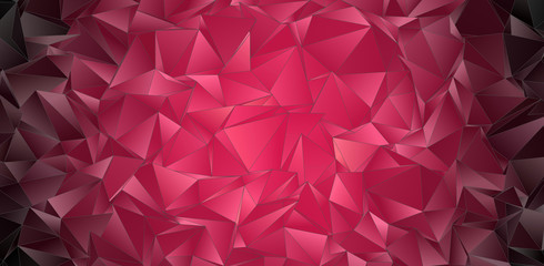Naklejka premium Abstract Low-Poly triangular modern background