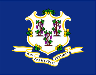Connecticut State Flag Vector