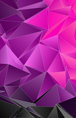 Obraz premium Triangular 3d, modern background