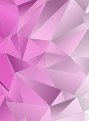 Abstract Low-Poly triangular modern background
