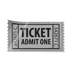 Isolated object of ticket and admission icon. Set of ticket and event stock symbol for web.