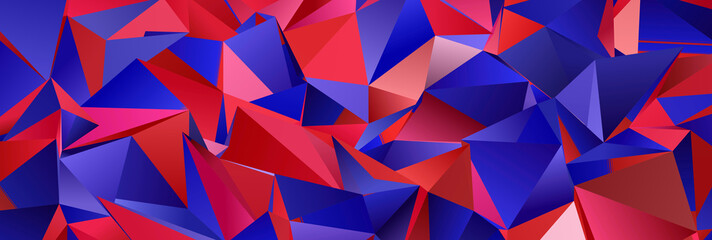 Abstract Low-Poly triangular modern background