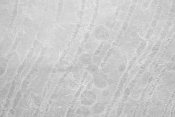 Close up of textured washi paper, traditional Japanese paper made using wood pulp. 