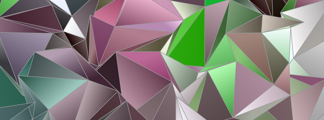 Obraz premium Triangular 3d, modern background