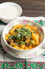 Azu in Tatar from beef