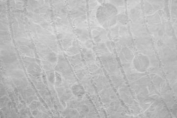 Close up of textured washi paper, traditional Japanese paper made using wood pulp. 