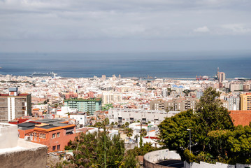 Santa Cruz de Tenerife in Canary island