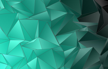Fototapeta premium Abstract Low-Poly triangular modern background