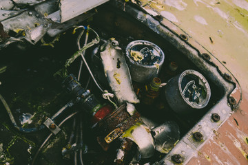 inside the old plane