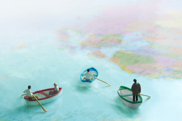 Global immigration concept