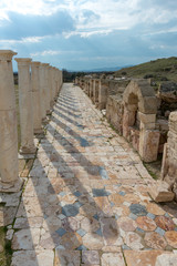 Ancient Tripolis Site in the Yenicekent prefecture of Buldan District of Denizli province of Turkey.