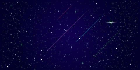 Obraz na płótnie Canvas space background with star