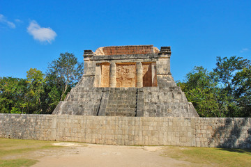 Chichen Itza - a large pre-Columbian city built by the Maya people 
