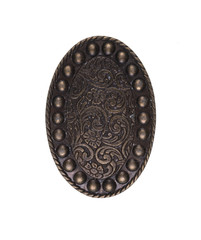 medieval  shield on white background