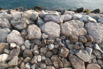 Rocks on the coast of UAE