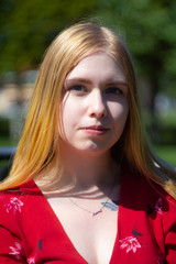 Obraz premium Portrait of beautiful girl