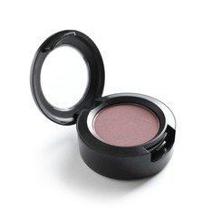 Eye shadow on white background. Decorative cosmetics