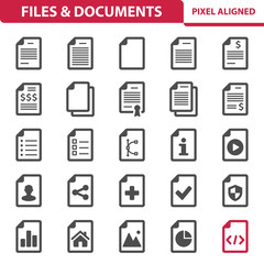 Files & Documents Icons