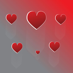 picture heart/In the picture there is a smoke of green color, the text in the middle, a picture for packing.