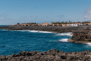 Tropical landscape on canary islands