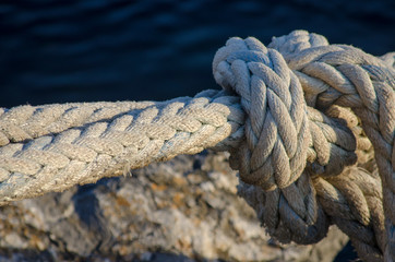 Fototapeta premium Rope in The Sea