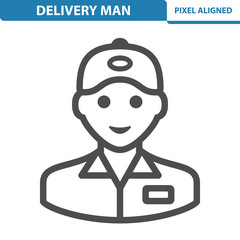 Delivery Man Icon