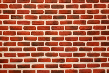 Decorative red brick texture interior loft design