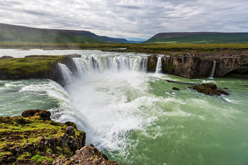 Godafoss waterfall as viewed from Eastern bank.