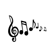 Musical notes vector