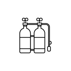 travel, plane, view, clouds outline icon. Element of travel illustration. Signs and symbols icon can be used for web, logo, mobile app, UI, UX