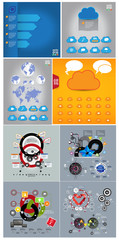 Infographic vector elements for business illustration