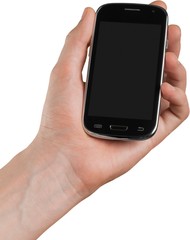 Smart phone with a blank screen