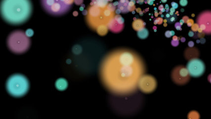 Background of multi-colored circles. Abstract background pattern.