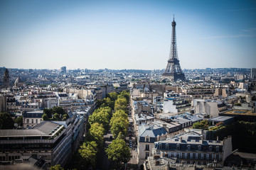 Naklejka premium Paris vom Triumphbogen