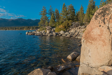 Fototapeta premium Lake Tahoe at Golden Hour