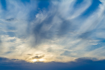 evening sky