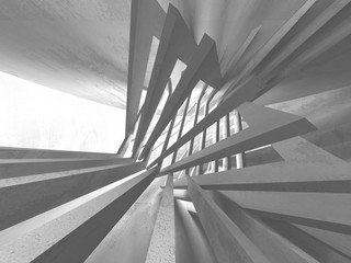 Abstract geometric concrete architecture background