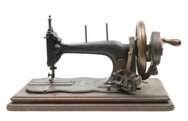 Classic vintage style manual sewing machine